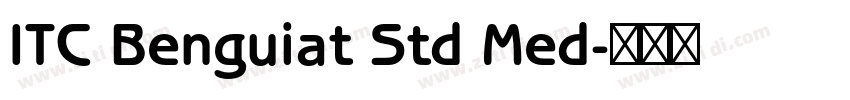 ITC Benguiat Std Med字体转换